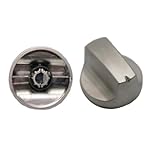 Mando metalizado compatible con horno Teka HE510 61004111