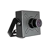 WiTi Cámara IP PoE Pequeño Cubo Tamaño 41 * 41mm Metal Solid,Full HD 1080p 2M Lente Gran Angular CCTV Cámara Trabajo con NVR,Mini Cámaras Inteligentes para Sistemas de Vigilancia de Seguridad