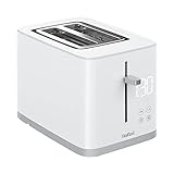 Tefal TT6931 Sense Tostadora | 7 niveles de bronceado | pantalla digital | cuenta atrás | calentamiento/descongelación | cajón de migas | botón de parada | blanco
