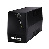 Tecnoware UPS ERA PLUS 1100, Sistema de Alimentación Ininterrumpida 1100VA, protección apagón y fluctuación tensión PC, Módem, Videovigilancia, AVR, USB,Autonomía 17min PC-60min Módem, Listo de usar