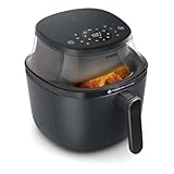 Philips Airfryer Serie 3000 4.2L, Ventana de cocción, 16 en 1 Airfryer, Tecnología RapidAir Plus, Eliminación de grasa, HomeID Recipe App, Fácil de limpiar (NA320/00)