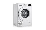 LG Lavadora Serie 350 F4WV3509S3W - 9kg, Carga Frontal, 1400 RPM, Inteligencia Artificial AI Direct Drive, con Vapor, Autodosificación Detergente, Color Blanco