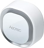 Aeotec Z-Wave Siren 6, Altavoz de Seguridad y Protección con Z-Wave Plus S2, Alarma contra Intrusos de Seguridad con luz y Sonido Montada en la Pared con batería de Respaldo, 110dB