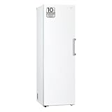 LG GFT41SWGSZ - Congelador Total No Frost, Linear Cooling, Multi Air Flow, Cajones Amplios, Smart Diagnosis, Congelación Rápida, Diseño Metal Fresh, Clasificación E, Capacidad 355 L, Color Blanco