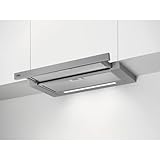 AEG Campana extractora DPB3640M de 60 cm, con pantalla plana y panel frontal