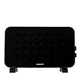 CREATE/WARM HANDY/Convector calefactor eléctrico Negro / 39,5x10x61,5 cm/Función ventilador y aire caliente, ligero, silencioso y bajo consumo, Potencia 2000W