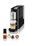 KRUPS Nespresso Cafetera de cápsulas, plástico, negro/plata