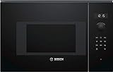 Bosch Serie 6 BFL524MB0 Integrado - Microondas (Integrado, Microondas con grill, 20 L, 800 W, Giratorio, Tocar, Negro)