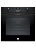 Balay - Horno multifunción, 60 cm, Aqualisis, Control Comfort, 10 recetas, Mandos ocultables, Cristal negro, 3HB5159N3