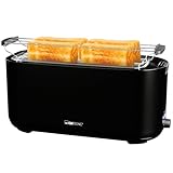 Grille pain 2 fentes 1400W Noir Clatronic TA3802-Noir