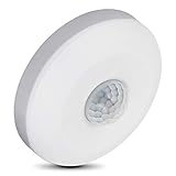 Maclean Energy MCE231 Sensor de movimiento PIR Sensor crepuscular 360 °C Control automático de iluminación ahorro de energía