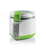 Ariete 615 - Máquina para hacer queso y yogur, 2 litros, 6 programas, 1 cestillo para queso, 1 cestillo para yogur, filtro para yogur griego, accesorios apilables, recetario, color blanco y verde