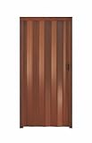 Puerta a Fuelle de PVC color nogal – Tamaño 83 x 214H