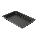 Zenker Bandeja para Hornear Pasteles 42x29x4 cm en Negro-metálico, Acero al Carbono