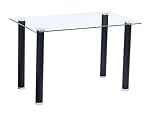 Mobelcenter - Mesa Comedor Cristal Transparente - 140x75cm (0856)