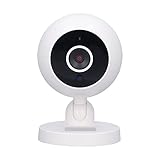 Kufoo Cámara de Seguridad Interior Cámara 1080P WiFi (2.4G) 360 ​​Grados con Aplicación, Visión Nocturna, Audio Bidireccional, Detección Humana, Almacenamiento Local y en la Nube