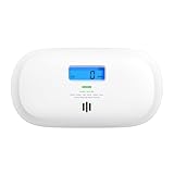 X-Sense Detector de Monóxido de Carbono, Alarma de CO con Batería Reemplazable y Pantalla Digital, Alarma de Monóxido de Carbono Portátil para el Hogar con Memoria de Valor Máximo de CO, XC0C-SR