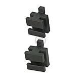 Socket compatible con Siemens 00637444 Soporte de cerámica trasero para rejilla de accesorios horno con microondas 2 unidades