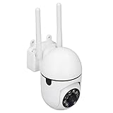 Cámara de vigilancia al aire libre, visión nocturna HD USB bombilla cámara de seguridad 1080P Claridad horizontal 2MP para granja