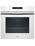 Balay - Horno multifunción con función freidora de aire, 60 cm, Pirólisis y Aqualisis, 40 recetas, táctil, Raíles Flex, Cristal Blanco, 3HB5879B7