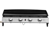 Habitat et Jardin Plancha de Gas 4 quemadores Jolly - 10 Kw - Gris