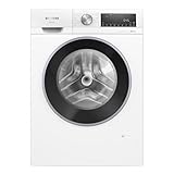 Siemens - Lavadora de carga frontal, 10 kg, iQ500, smartFinish, antiManchas, Blanco, WG54G2Z1ES