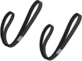 2 correas para máquina de pan 537 mm compatible con Domo, Quigg, Severin, Eureka, Silvercrest Modelo: 80S3M537