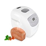 PRIXTON Panificadora La Petite Bakery, Bread Maker con 19 Programas para hacer pan, Capacidad 1000 g, Diferentes menús con temporizador, Potencia 650 W, 3 Niveles de Tostado