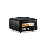Princess Horno para Pizza Pro Max, 15L, 400°C, 2100W, Control Digital, Piedra y Pala Incluidas, Calor Superior e Inferior, Temporizador, Compacto y Portátil, Interior/Exterior, 112780