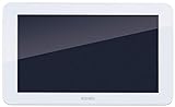 Vimar K40937 Monitor LCD 7in de pantalla táctil para kit videoportero de superficie, 1 alimentador 40103, con estribo para la fijación de superficie, blanco