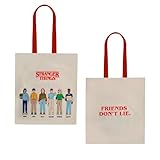 Cinereplicas Stranger Things - Friends Don't Lie Tote Bag - 42 * 38cm - Licencia Oficial