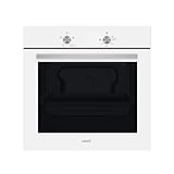 Cata Horno Estático SES 6004 WH con Iluminación Interior y Puerta Panorámica Full Glass Capacidad 62 L Ancho 60 cm Color Blanco