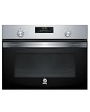 BALAY - Horno Compacto Multifunción con Control Comfort, Mandos Ocultables, Gradas Cromadas, Asistente de Limpieza Aqualisis, 7 Funciones, Precalentamiento Rápido, Serie Acero, 3CB4130X2