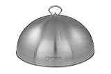 Campingaz Premium Campana para parrilla y plancha de 32 cm, campana de acero inoxidable, tapa de cocción al vapor redonda, cúpula para hamburguesas