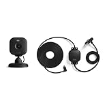 Nueva Blink Mini 2 + adaptador resistente a la intemperie | Cámara de vigilancia interior y exterior compacta con enchufe, visión nocturna en color HD y detección de movimiento (negro)