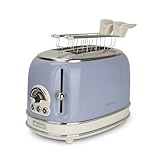 Ariete 155 TOSTADOR VINTAGE AZUL, 810 W, Metal, 2 Ranuras