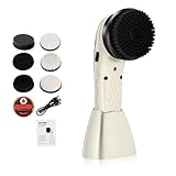 Máquina para Lustrar Zapatos - Limpiador De Zapatos Eléctrico con 6 Cabezales De Cepillo para Limpiar Y Pulir, Kit Automático para Lustrar Zapatos | Pulidor De Zapatos con Interfaz USB para El Hogar,