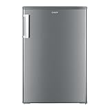 Candy COHS 45EXH - Frigorífico Mini con Congelador, Bajo Encimera, Altura 85cm, 109L, Tecnología Estática, Cajón Verdulero, Temperatura Regulable, Iluminación LED, Puerta Reversible, 40DB, Inox