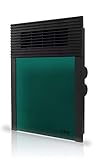 HJM Termoventilador Calefactor Vertical 638 | Suelo y Pared | Silencioso | 1000W-2000W, 2000 W, Plástico, 638V Verde