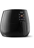 Philips Essential Airfryer XL Rapid Air Technology - Sartén De 7 L, Capacidad De Cocción De 1,2 Kg, Freidora Sin Aceite, Tecnología Rapid Air, Pantalla Táctil (HD9261/90)