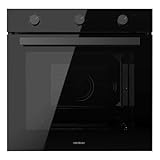 Cecotec Horno Integrable Multifunción 70L Bolero Hexa M236000 Glass Black Time. 2800W, 6 Funciones, Temporizador, Steam Base XXL, Steam Assist, Steam EasyClean, Cooling Fan, Modo Defrost, Convección