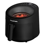 Russell Hobbs Freidora de Aire, 5 L, 10 Programas Preestablecidos, con Ventana de Visualización, Freidora sin aceite, Freír, Gratinar, Asar, Hornear, Recalentar, Max 200℃, Cesta Apta para Lavavajillas