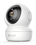 EZVIZ Cámara Vigilancia WiFi Interior 360º, 1080P Camara Vigilancia Bebe/Mascotas, Visión Nocturna, Audio Bidireccional, Detección de Movimiento, Control Remoto, Compatible con Alexa, Andriod/iOS,C6N