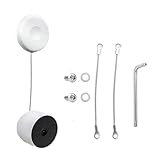 [Paquete de 2] Cadena de Seguridad antirrobo para cámara Google Nest CAM (batería), Arlo Pro 4/Pro 3/Arlo Ultra/Arlo Ultra 2, Cuerda anticaída, Cable de Seguridad con Tornillos antirrobo para