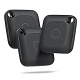 Hoxe Localizador de Objetos Bluetooth, Air Tracker Tag Compatible con Apple Buscar(Sólo iOS) - 100dB Pitido, Rastreo Mundial, Buscador Rastreador para Llaves, Equipaje y más, 3-Pack