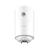 Cata Termo Eléctrico CTR-30-M Forma Redonda 30L Instalación Vertical Display Mecánico Modo Eco Superaislamiento Potencia 1500W Color Blanco, 1500 W, 30 litros, Aluminio, Multicolor
