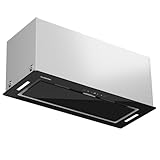 Klarstein Campana Extractora Cocina 72cm con Luces LEDs, Extractor con Filtros Anti Grasa y Panel Táctil, Campanas Extractoras con Flujo Aire 466m³/h, Extractores Cocinas