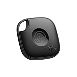 Tile by Life360 Mate (2024) -Localizador Bluetooth, localizador de Llaves y localizador de Objetos para Llaves, Bolsos y Mucho más, Localizador de teléfonos, Paquete de 1 (Negro)