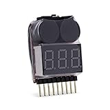 Adapter-Universe® Buzzer 1S - 8S Polímero de Litio Alarm Warner Protección Checker Voltaje Buzzer Pieper 1S 2S 3S