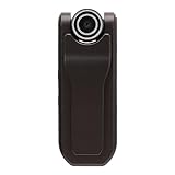 Mini Cámara con Clip Trasero 4K Ultra HD, Cámara de Vídeo de Bolsillo Portátil con Detección de Movimiento con Lente Giratoria, Compatible con Punto de Acceso WiFi, Cámara de